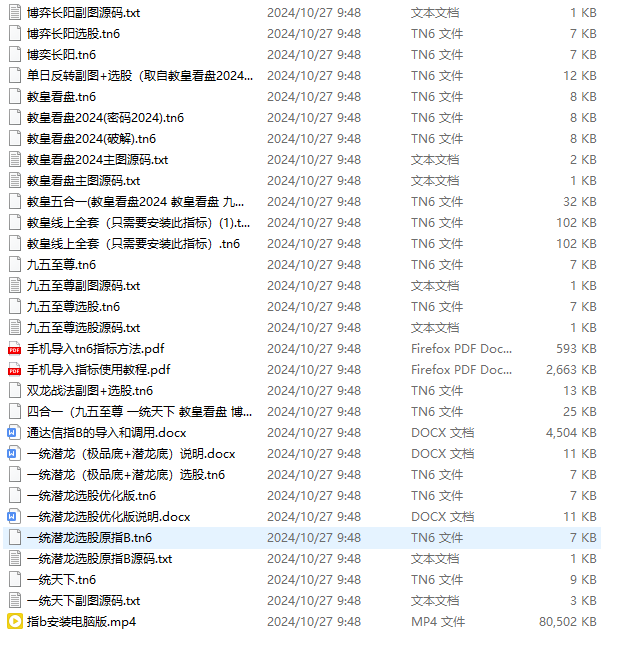 张老师指标公式合集