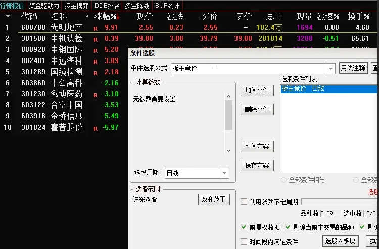 〖板王竞价〗副图/选股指标 竞价期间9:25-9:30 启动选股或者预警 通达信 源码 〖板王竞价〗副图/选股指标 竞价期间9:25-9:30 启动选股或者预警 通达信 源码