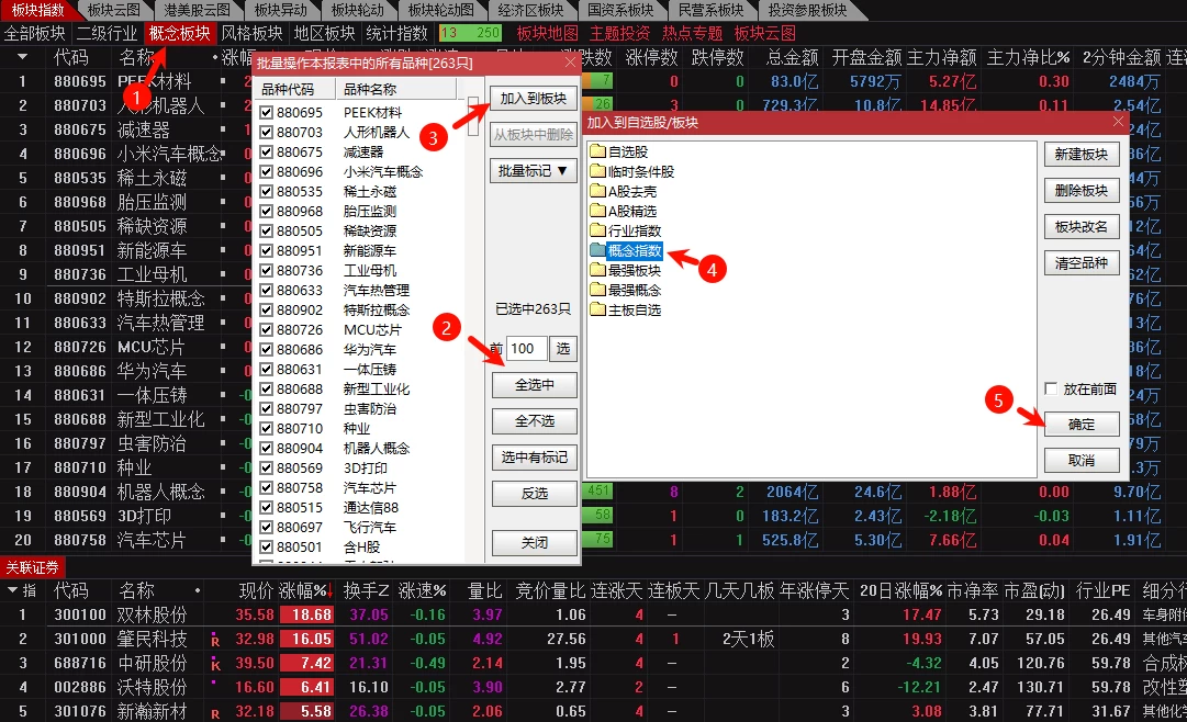 【最强行业概念】股票池,筛选热点行业概念及热点行业输出成分股 【最强行业概念】股票池,筛选热点行业概念及热点行业输出成分股