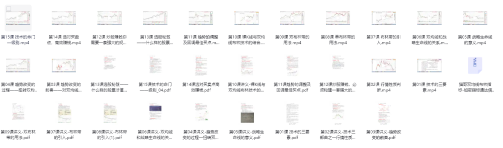 东方玉猫双均线布林技术体系课程