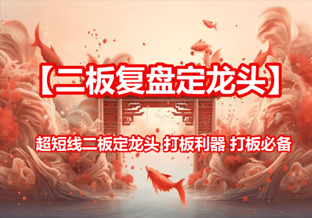 通达信【二板复盘定龙头】幅图选股公式 超短线二板定龙头 打板利器 打板必备