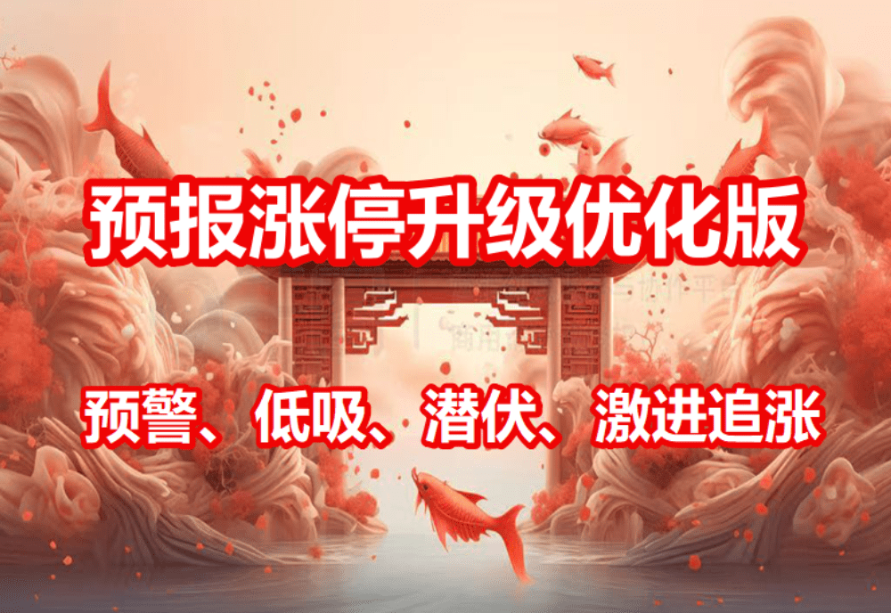 金钻指标通达信预报涨停升级优化版主图副图选股预警尾盘指标