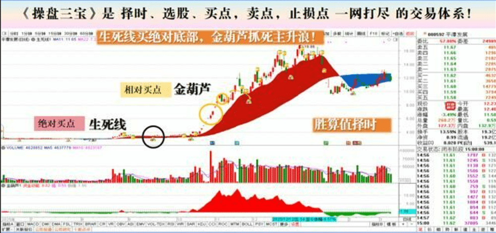 平布老师最新指标【生死线指标+金葫芦指标】带视频使用教程和文档 永久使用