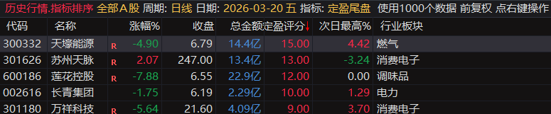 【定盈排序・尾盘排序神器】精准捕捉次日冲高利润，无未来函数、信号不漂移，电脑手机无限制